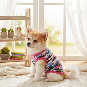 Multicolor Pet Tank Size Medium